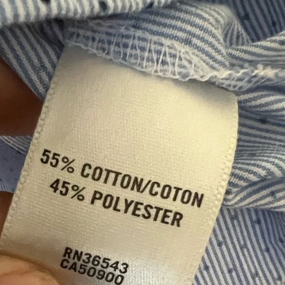 Van Heusen Blue Women's Top size XL (J136) - Picture 4 of 8